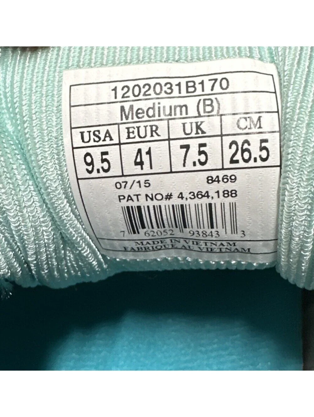 Brooks Adrenaline GTS 16 Women’s 9.5 B Blue Aqua Silver Athletic Running Support
